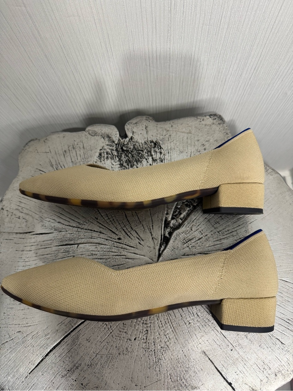 Rothy's The High Point Heels. Sand Stone. Size 11. - Picture 4 of 7